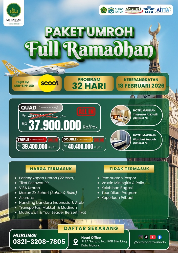 UMROH FULL RAMADHAN 2026