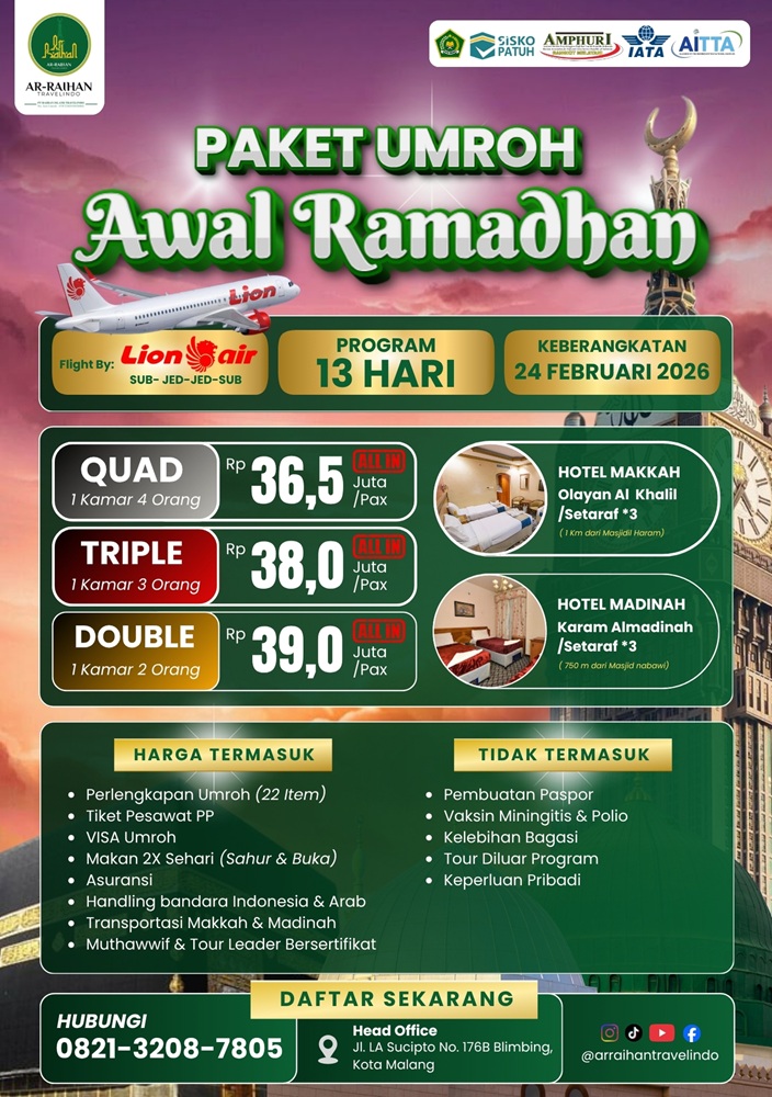 UMROH AWAL RAMADHAN 2026