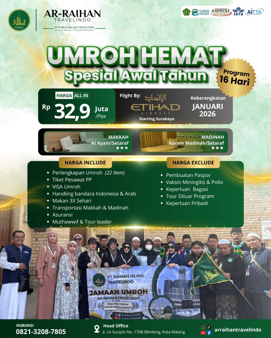 UMROH HEMAT SPESIAL AWAL TAHUN 2026